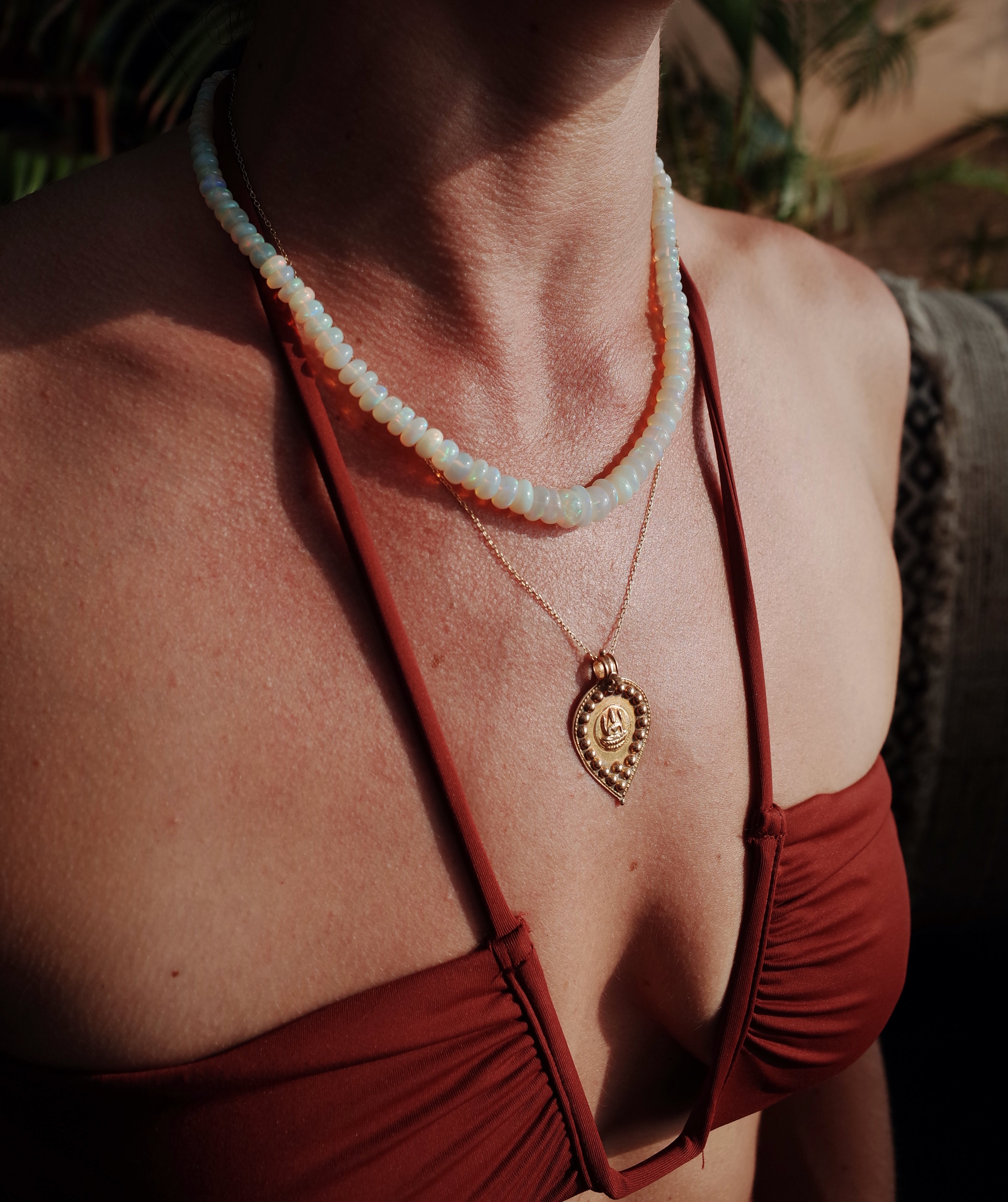 Vintage Indian Laxmi Amulet